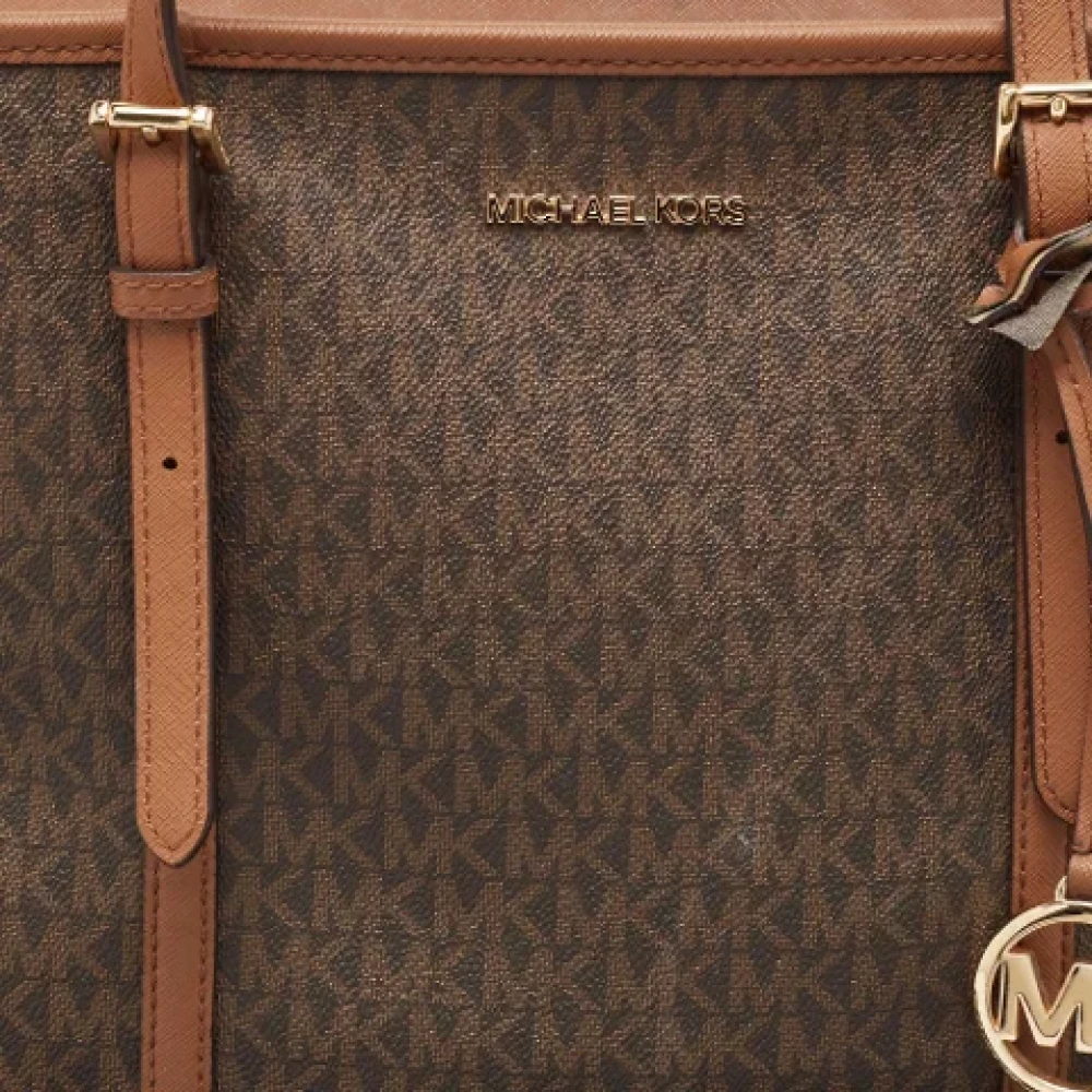 Michael Kors Pre-owned Canvas totes Brown Dames