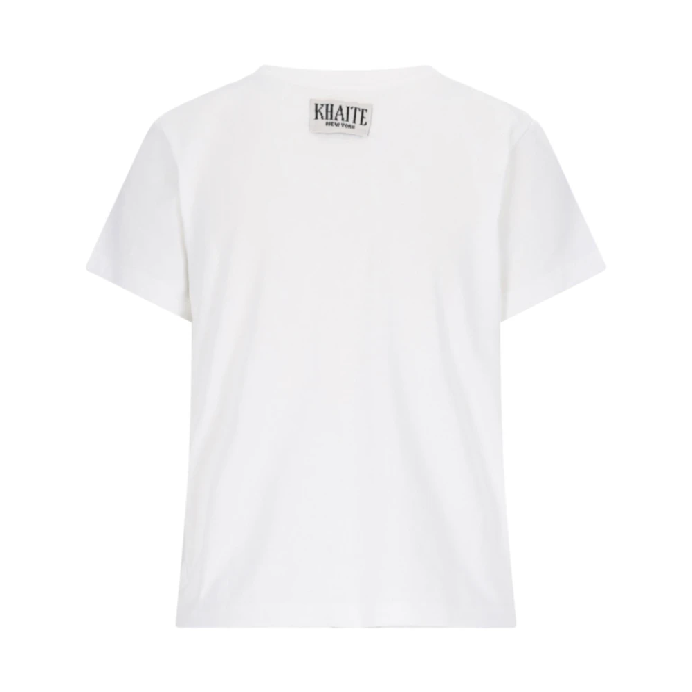 Khaite Witte T-shirt Collectie White Dames
