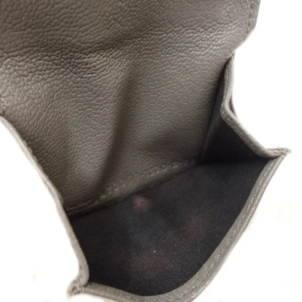 Balenciaga Vintage Pre-owned Leather wallets Gray Dames