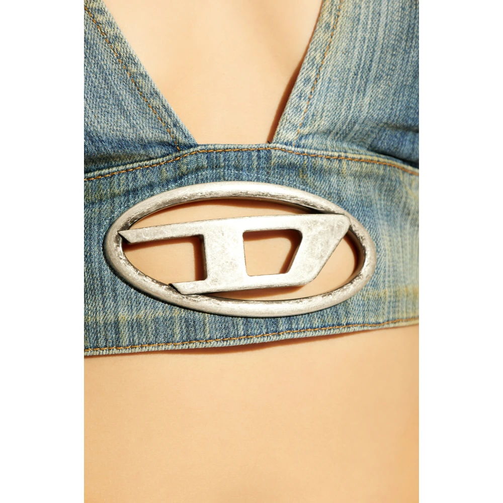 Diesel Top `De-Elly-S` Blue Dames