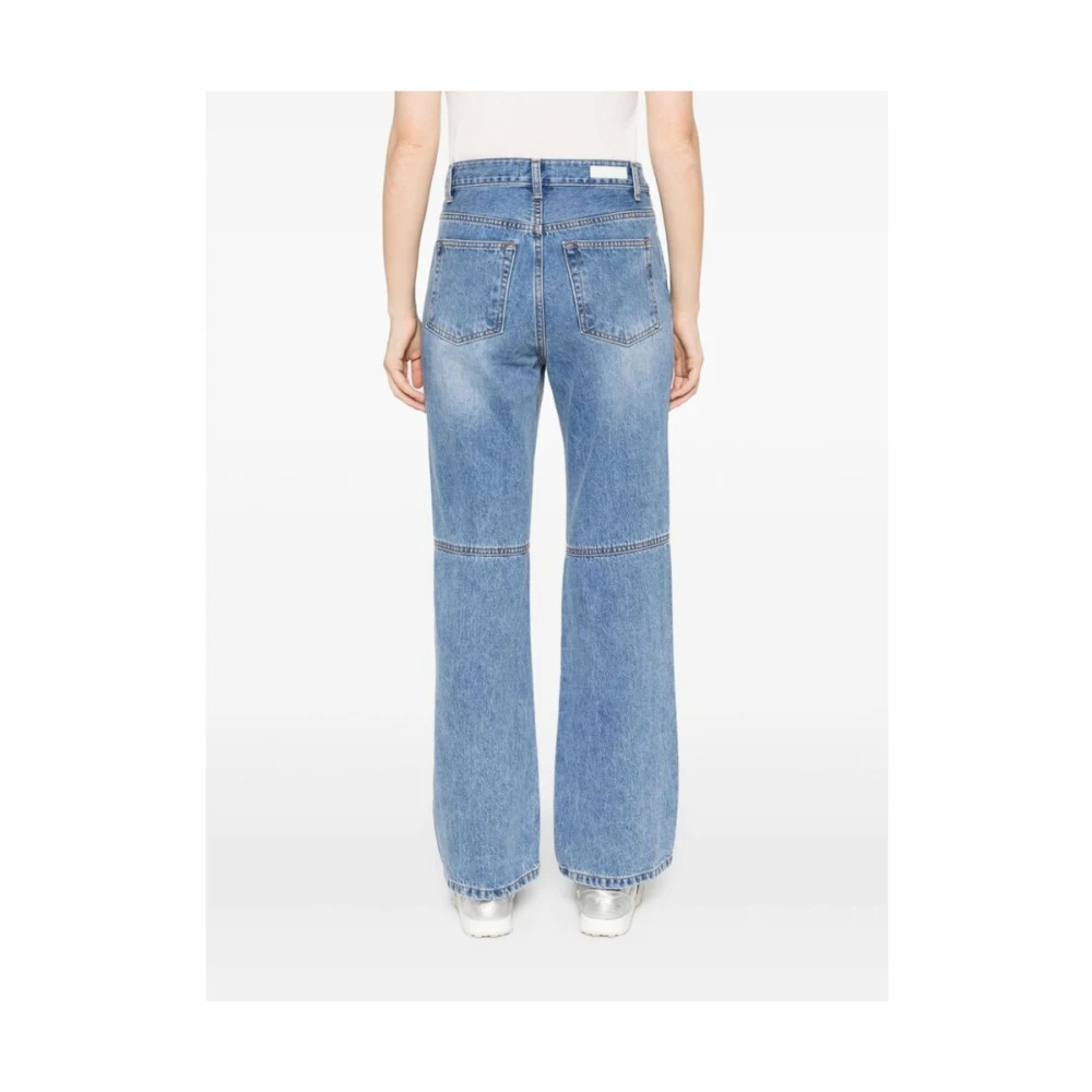 LOW Classic Blauwe Denim Jeans met Vervaagd Effect Blue Dames