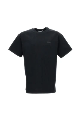 T-shirt i bomull med Paris-broderi