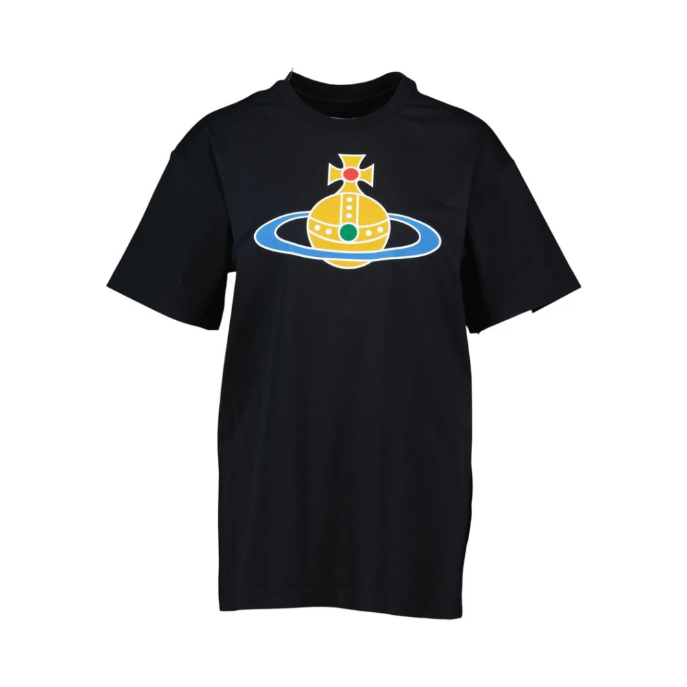 Vivienne Westwood Women's Black Oversized Orb Classic T-Shirt