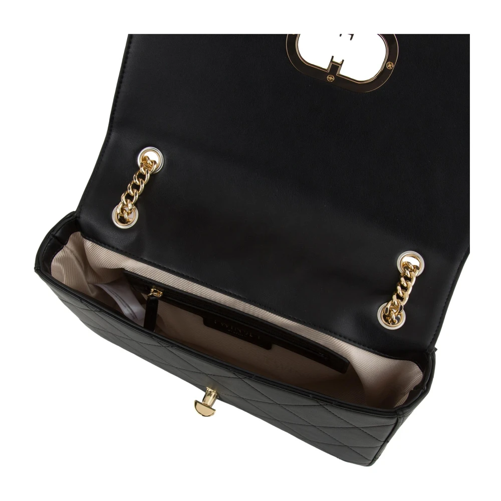 Twinset Zwarte Schoudertas Black Dames