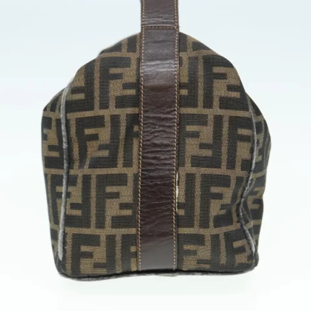 Fendi Vintage Pre-owned Canvas pouches Brown Dames
