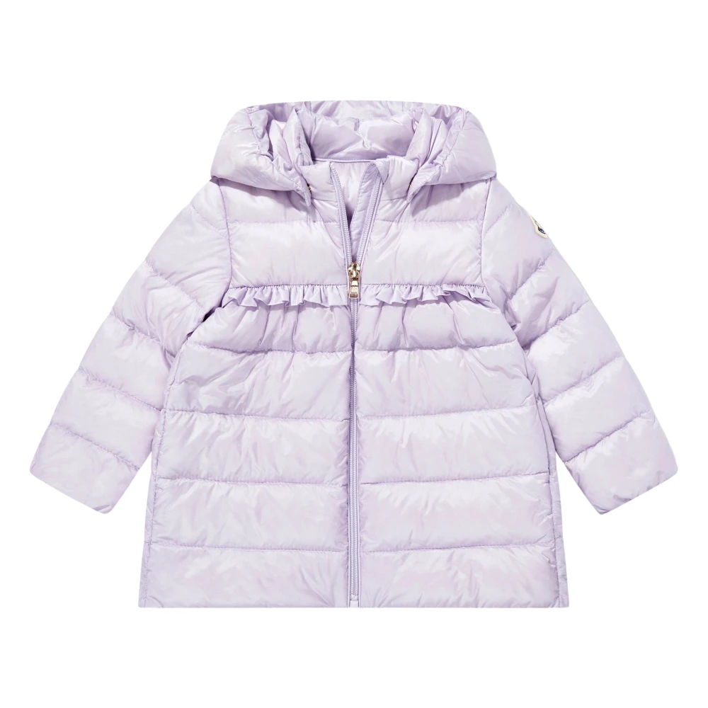 Moncler Girls Purple Winter Jackets, 12 M, Nevra Long Coat
