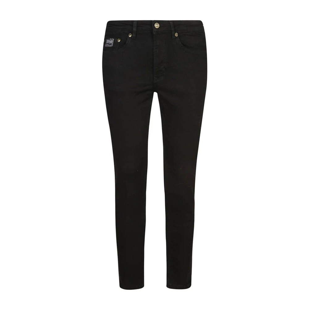 Versace Jeans Couture Zwarte Jeans voor Mannen Aw24 Black Heren