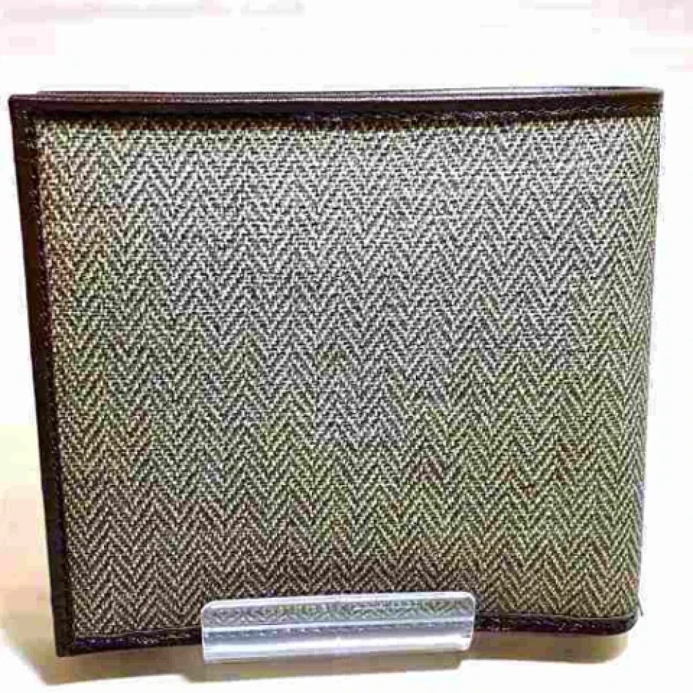 Bvlgari Vintage Pre-owned Canvas wallets Blue Dames