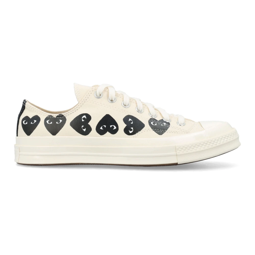 Converse Hart Print Lage Top Sneaker Dames Schoenen Beige