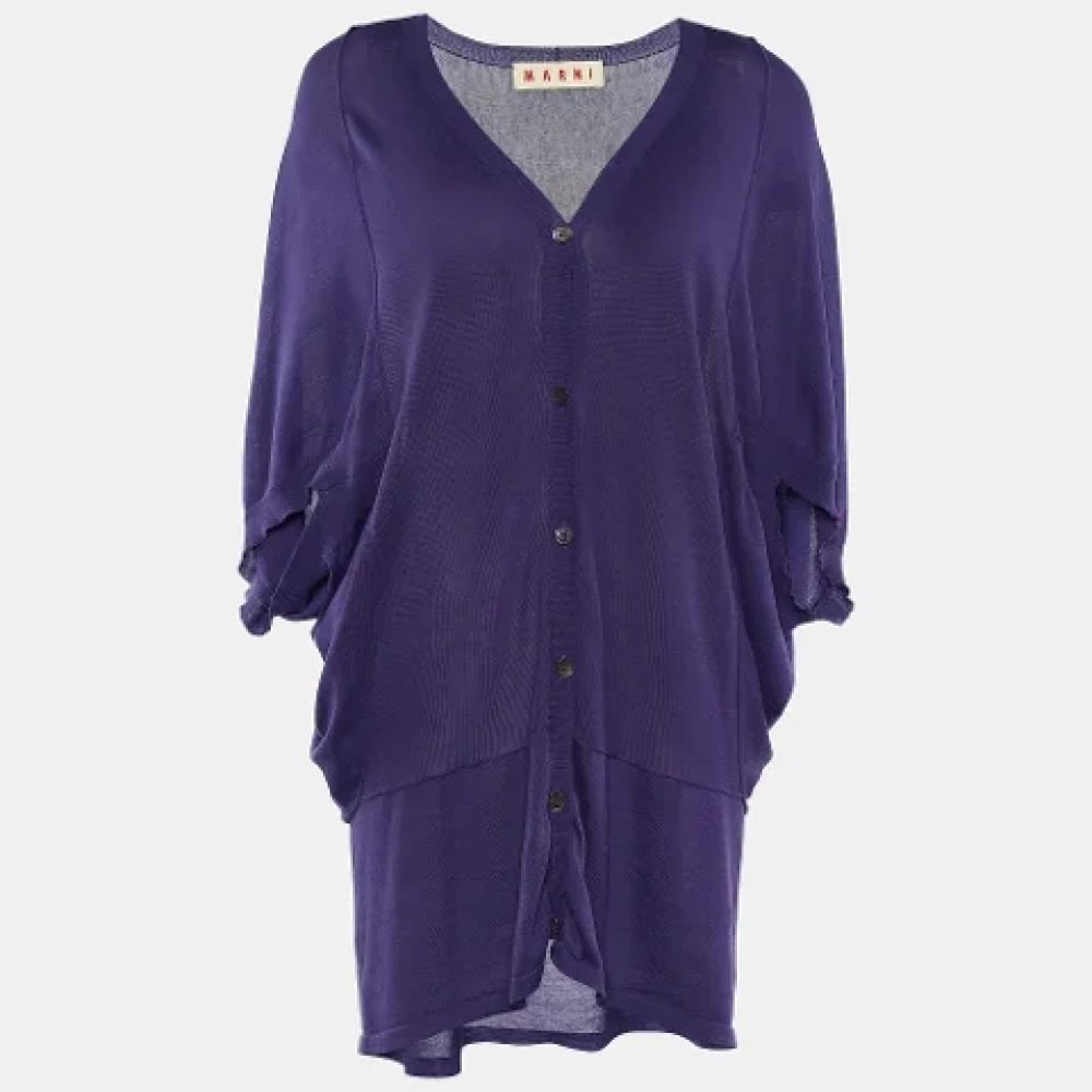 Marni Pre-owned Knit tops Purple Dames
