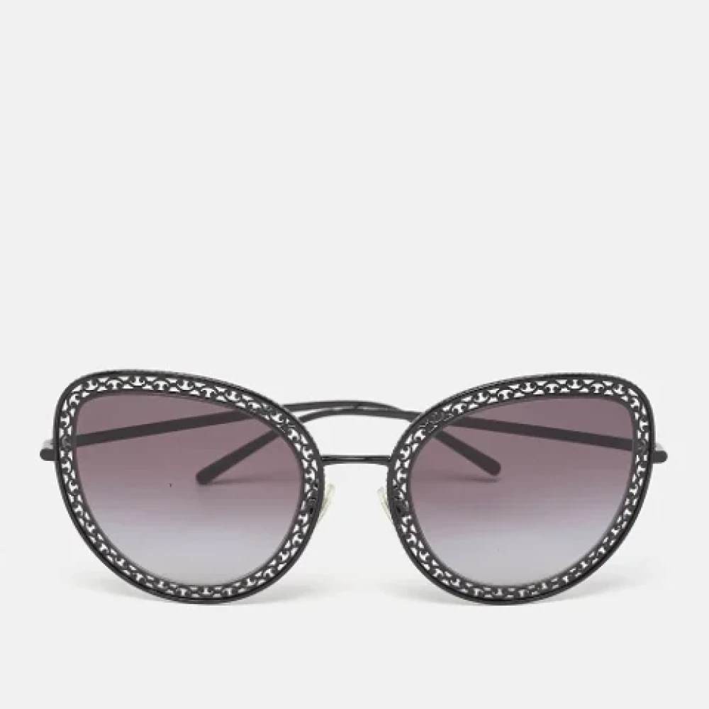 Dolce & Gabbana Pre-owned Metal sunglasses Black Dames