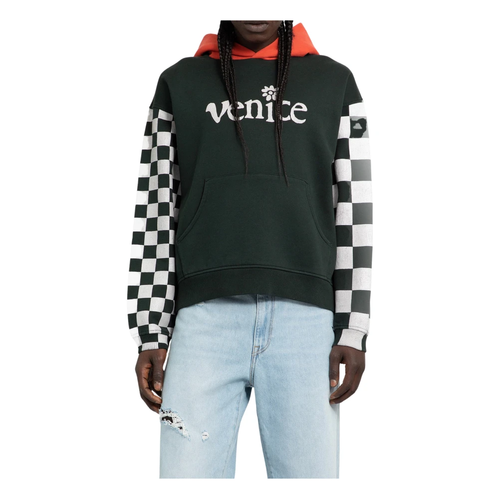 ERL Venice Checker Hoodie Gebreid Multicolor Heren