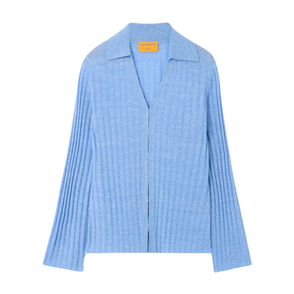 Guest In Residence Blue Breezy Cardigan - Female - Cardigans - S - Knitwear