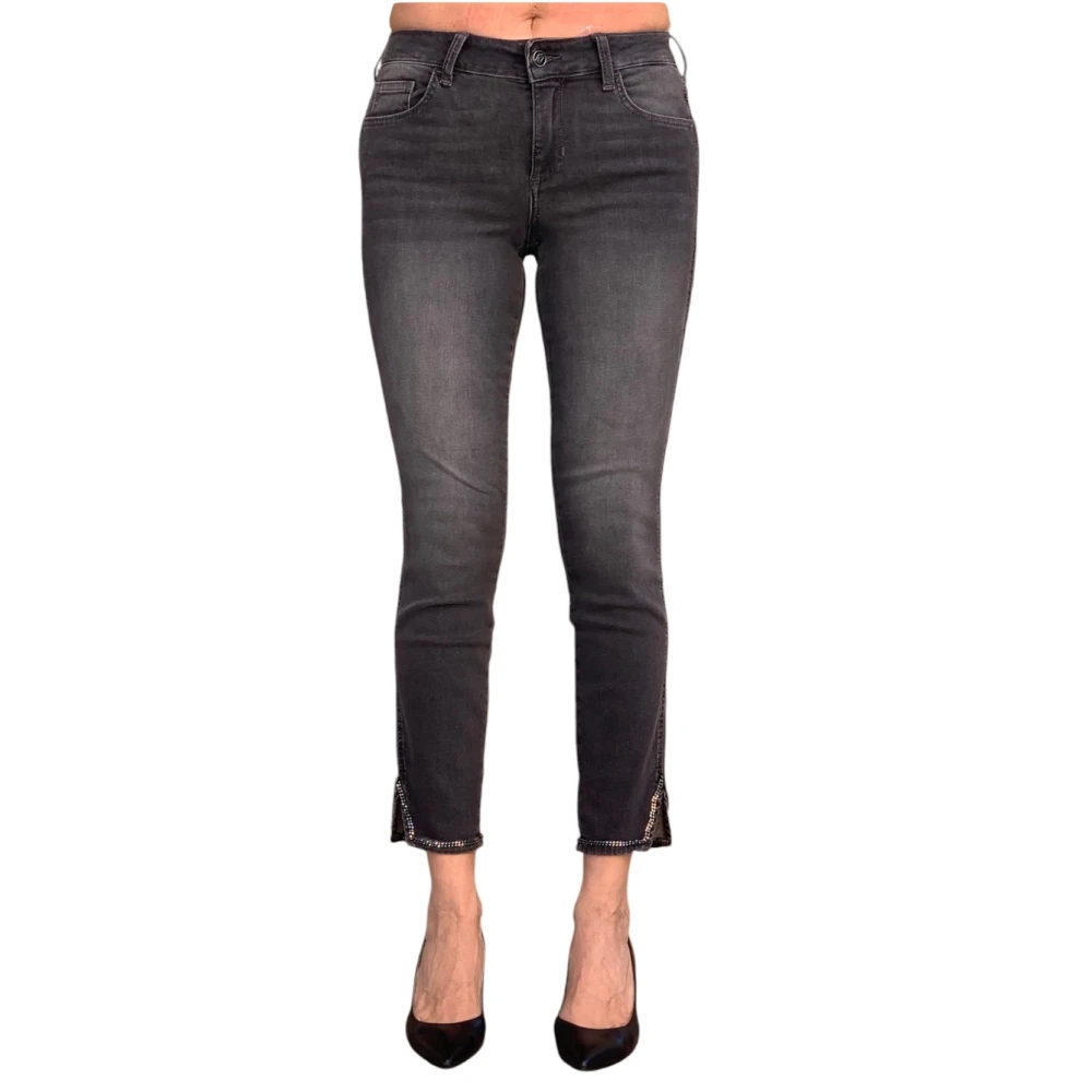 Liu Jo Stijlvolle Denim Jeans voor Mannen en Vrouwen Gray Dames