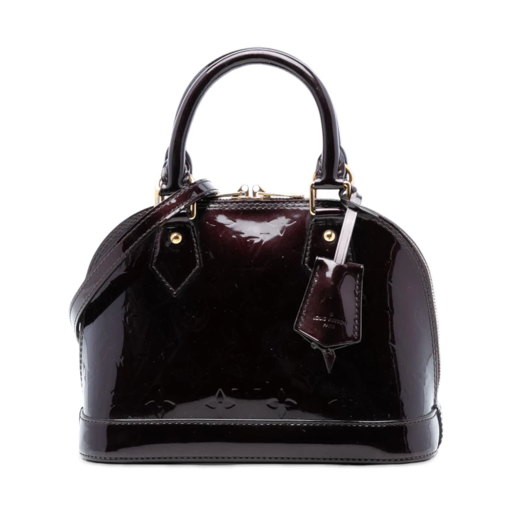 Louis Vuitton Vintage Women's Purple Pre-Owned Alma Handbag