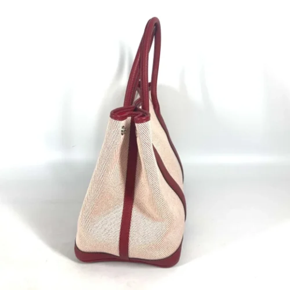 Hermès Vintage Pre-owned Fabric totes Red Dames