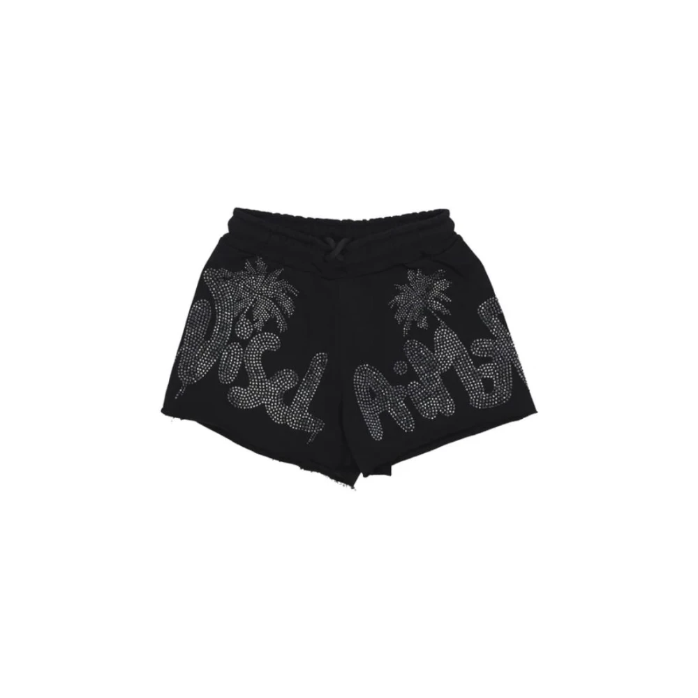 Disclaimer Rhinestone Zomer Shorts Zwart Black Dames