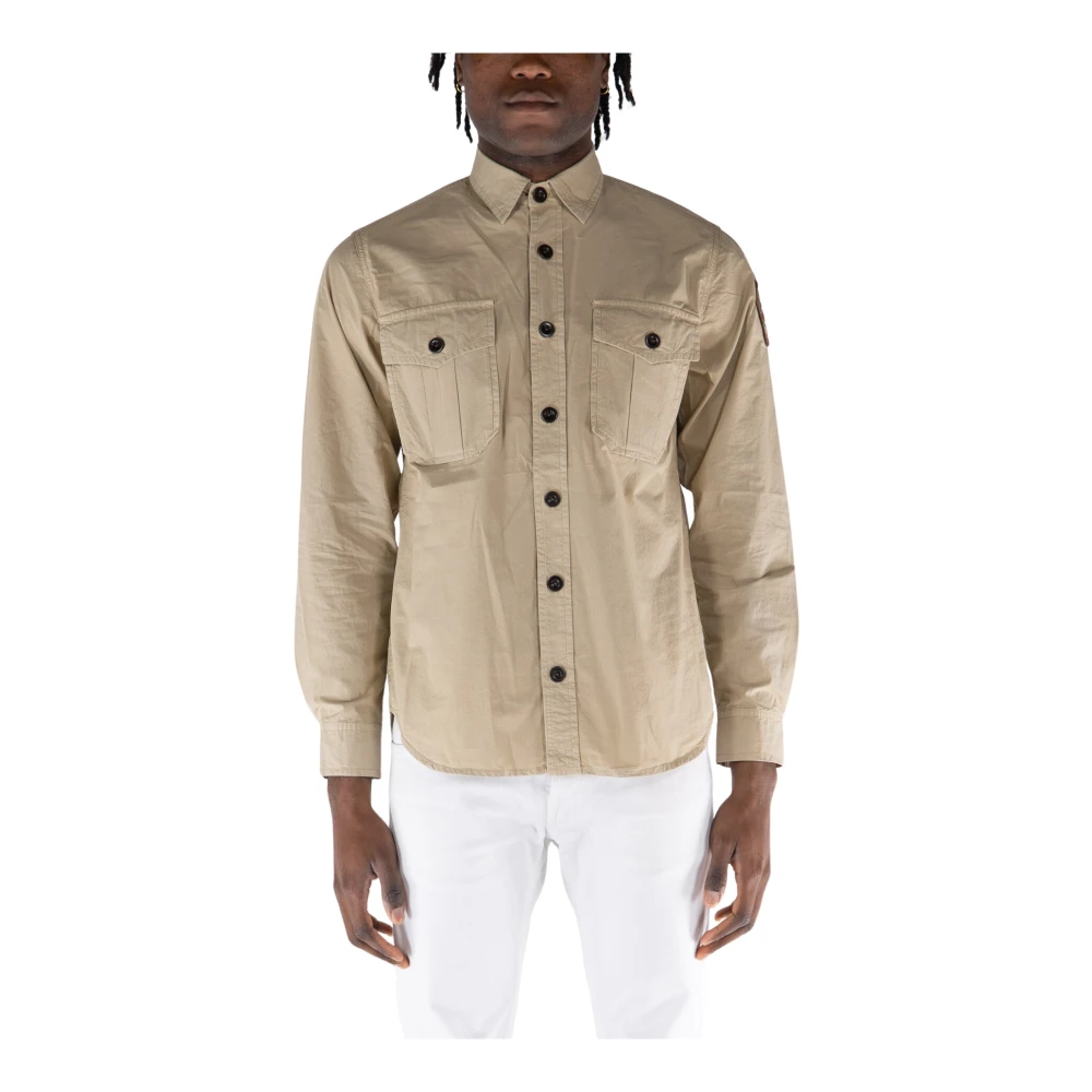 Chesapeake's Popeline Guide Overhemd Beige Heren