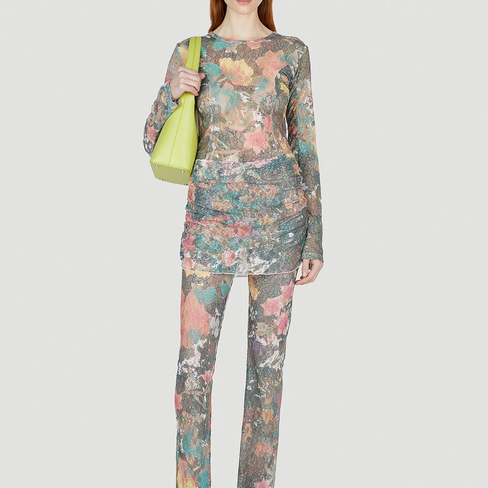Rave Review Kant Bloemenbroek Multicolor Dames