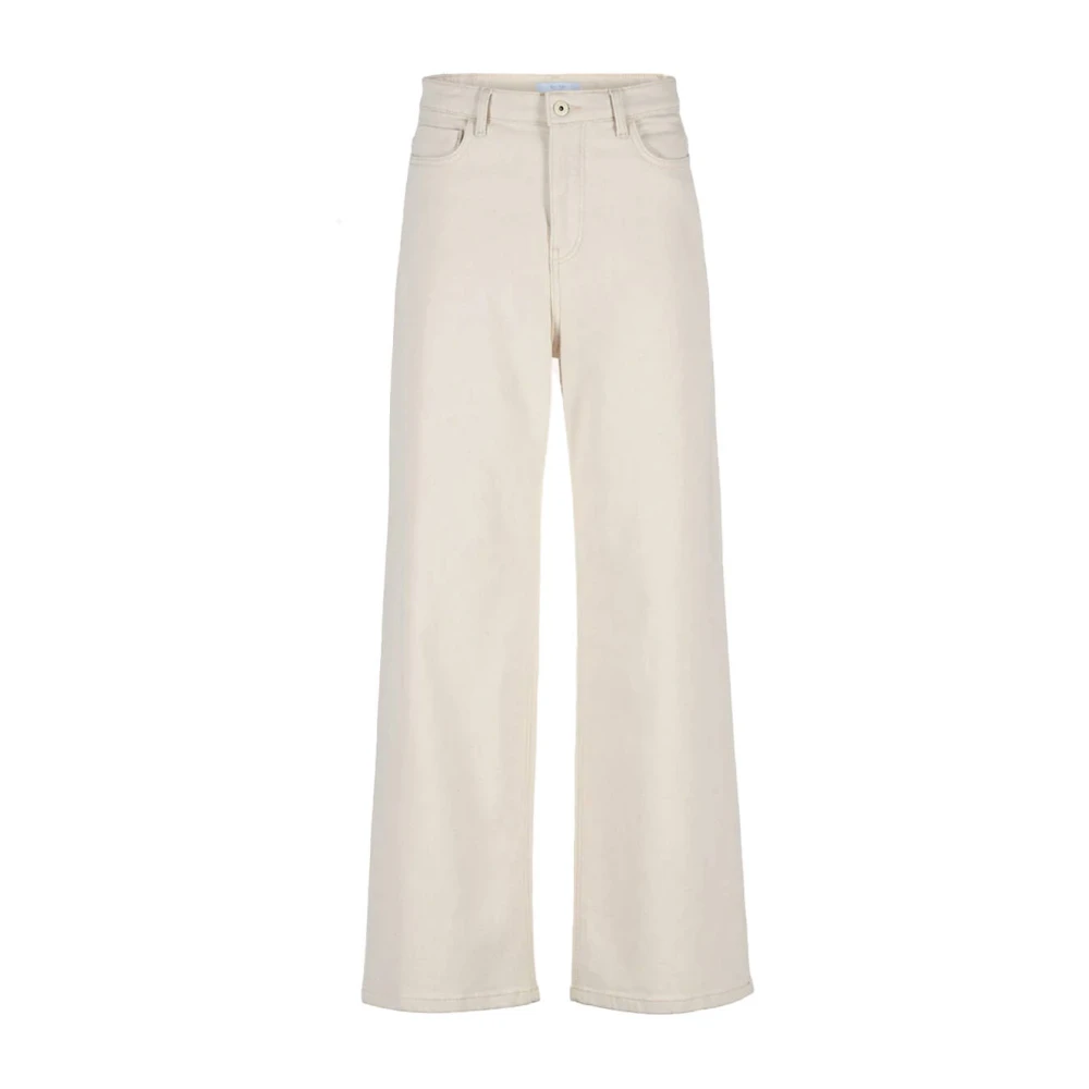 By-Bar Denim Jeans Lina Beige Dames