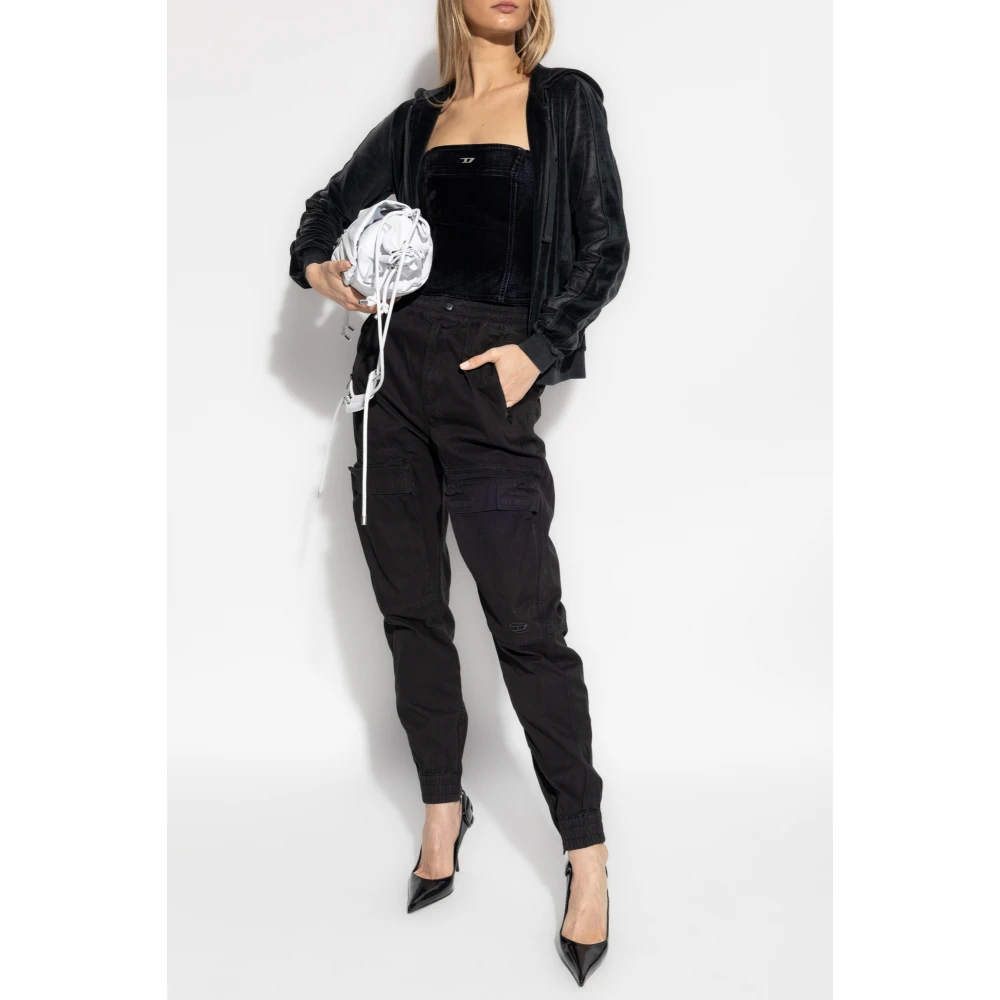 Diesel Sweatshirt F-Ely-Q1 Black Dames