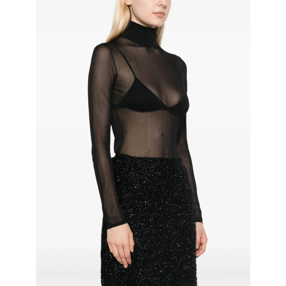 Khaite Zwarte Bodysuit voor Vrouwen Black Dames