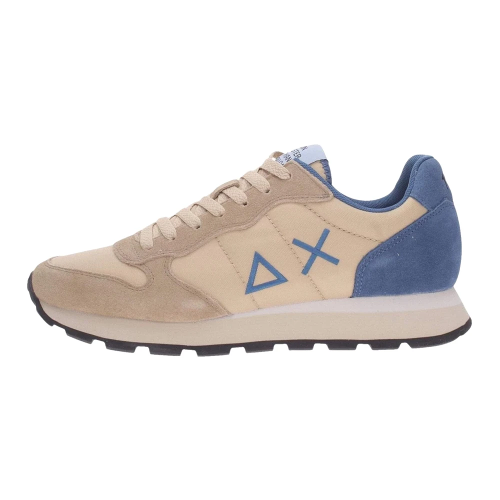 Sun68 Beige Sneakers, Male, 9 Uk, Low Top Trainers