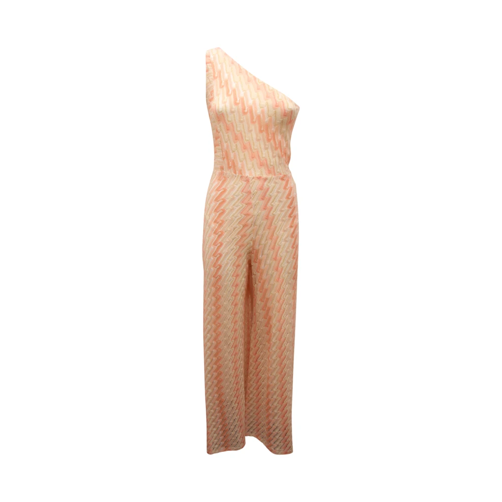 Pho Firenze Women's Multicolor 4321144 Tuta Monospalla Lurex Jumpsuit - Jumpsuits - S - Jumpsuits & Playsuits