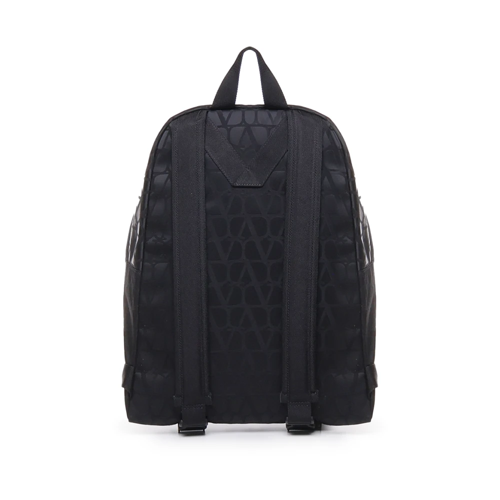 Valentino Garavani Zwarte VLogo Iconographe Rugzak Black Heren