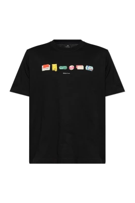 T-shirt med färgstarkt tryck