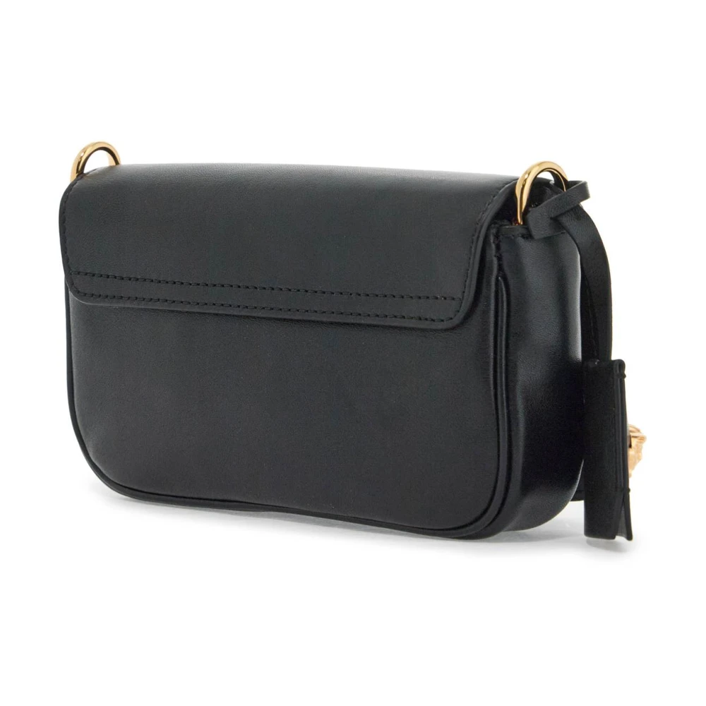 Versace Nappa Leren Tag Handtas Black Dames