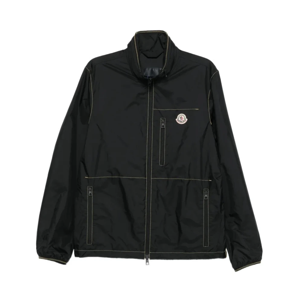 Moncler Black Solid Jacket - Image 2