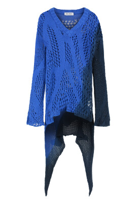 cotton-asymmetric-hem-openwork-knit-dress