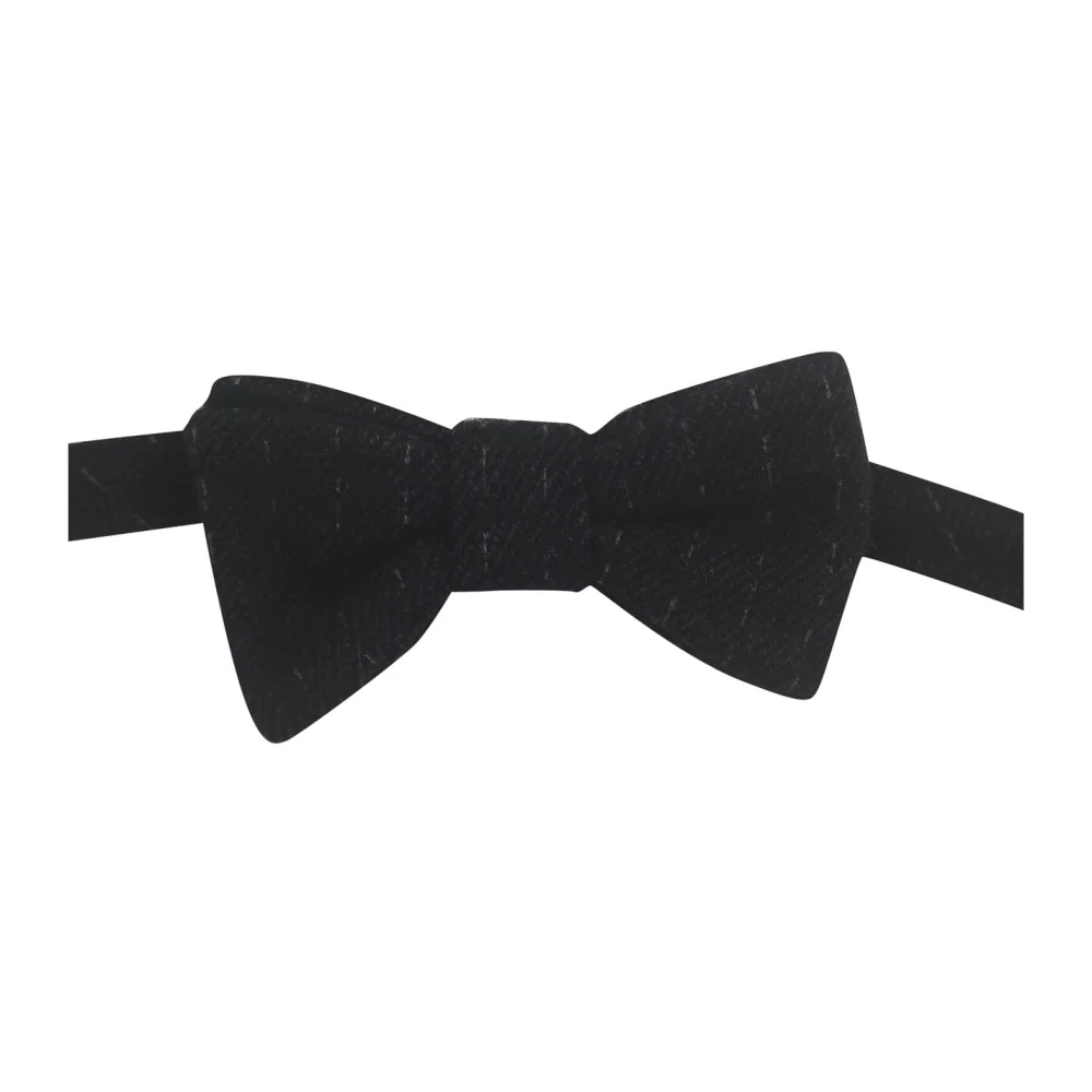 Il Gufo Men's Blue Bow Ties, One Size, Bow Tie In Viscose Blend