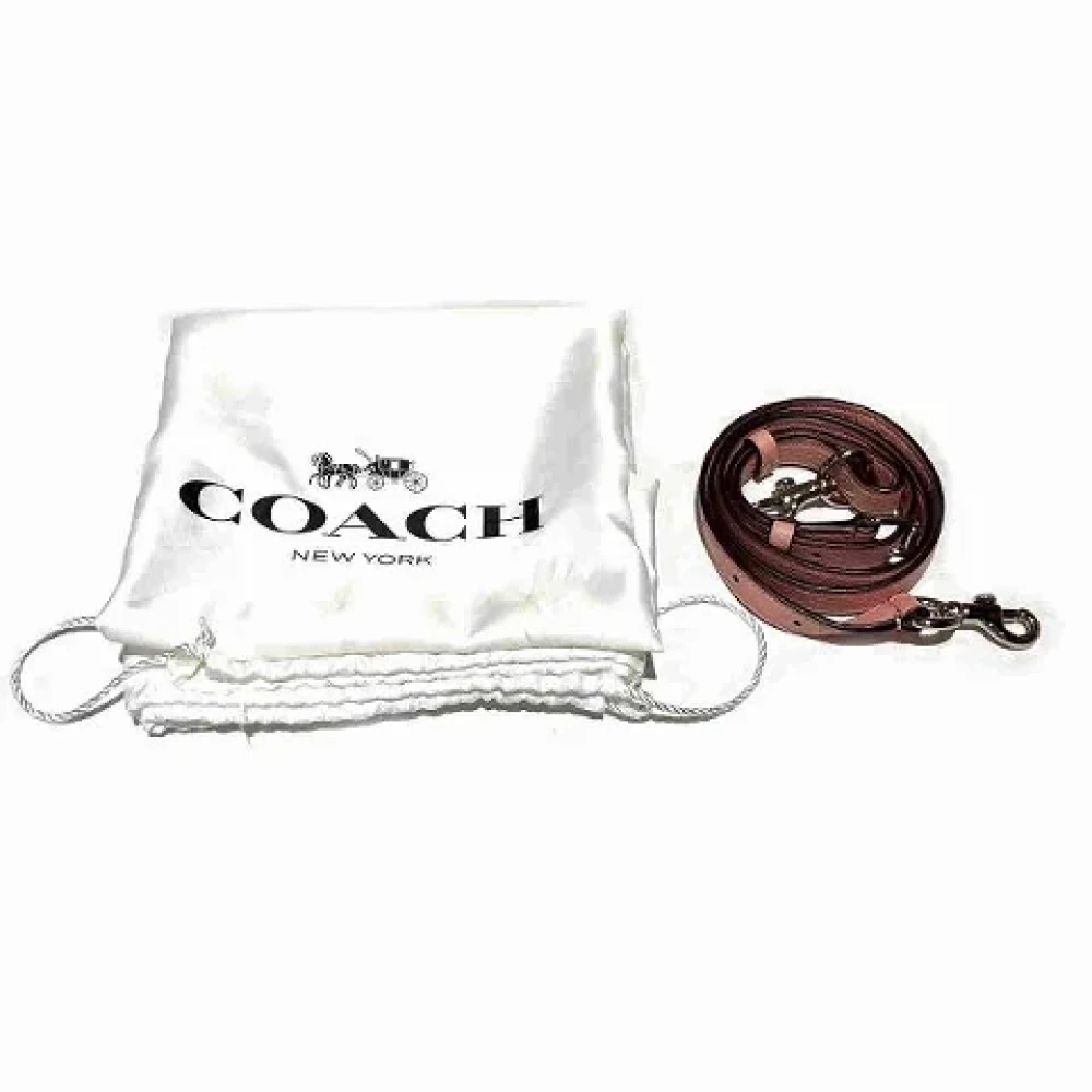 Coach Pre-owned Leather handbags Pink Dames