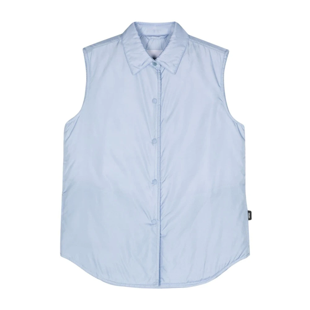 Aspesi Blauw Gewatteerd Vest Blue Dames