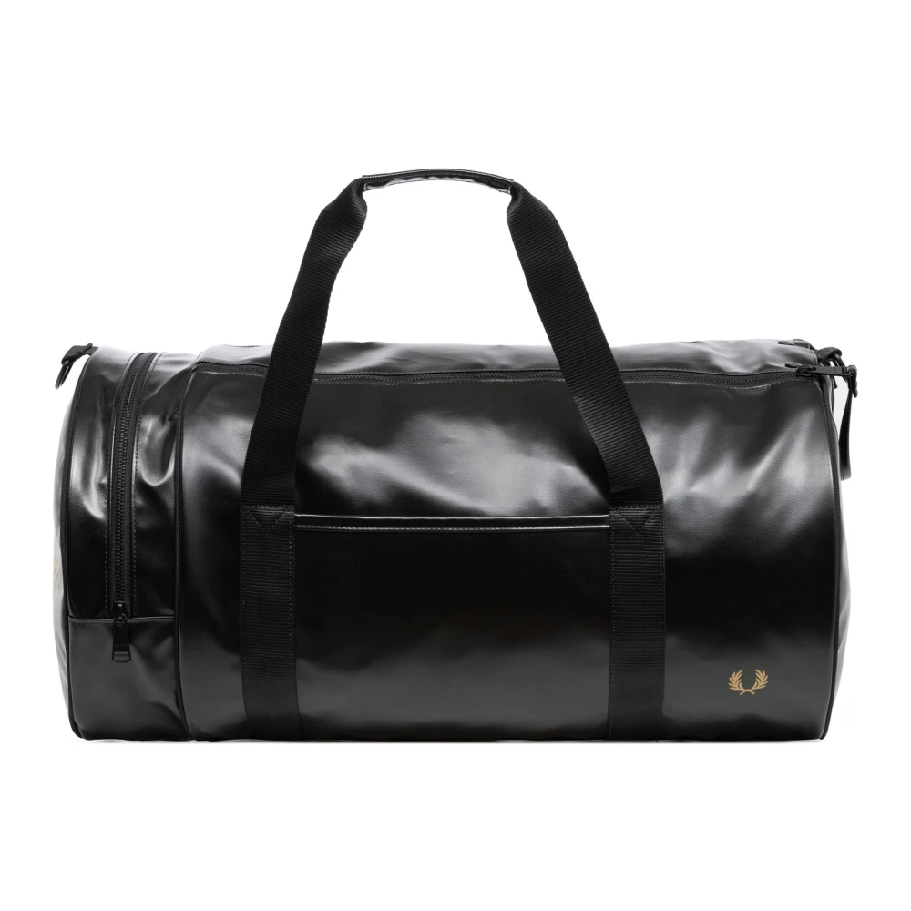 Fred Perry Verstelbare Gymtas met Afneembare Band Black Heren