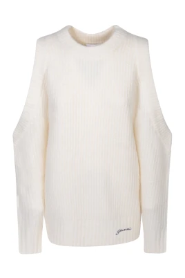 Chunky Cold-Shoulder Jumper