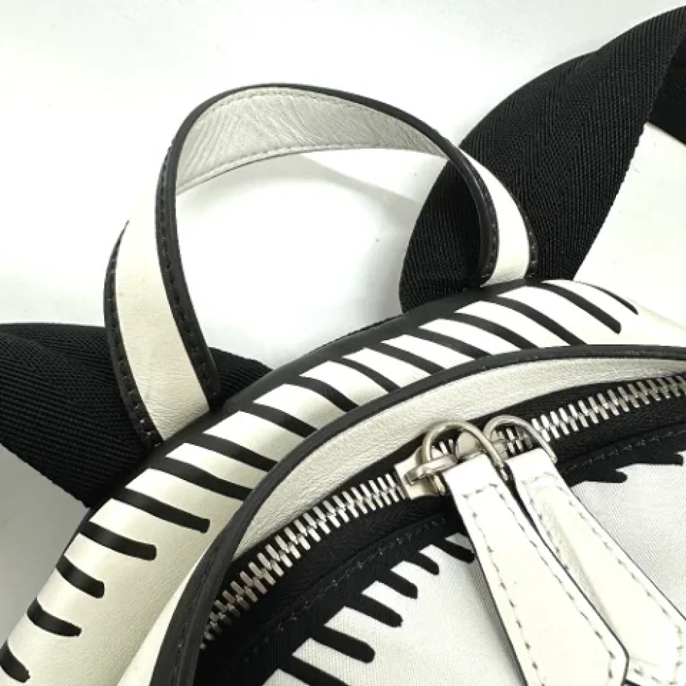 Fendi Vintage Pre-owned Canvas fendi-bags White Heren