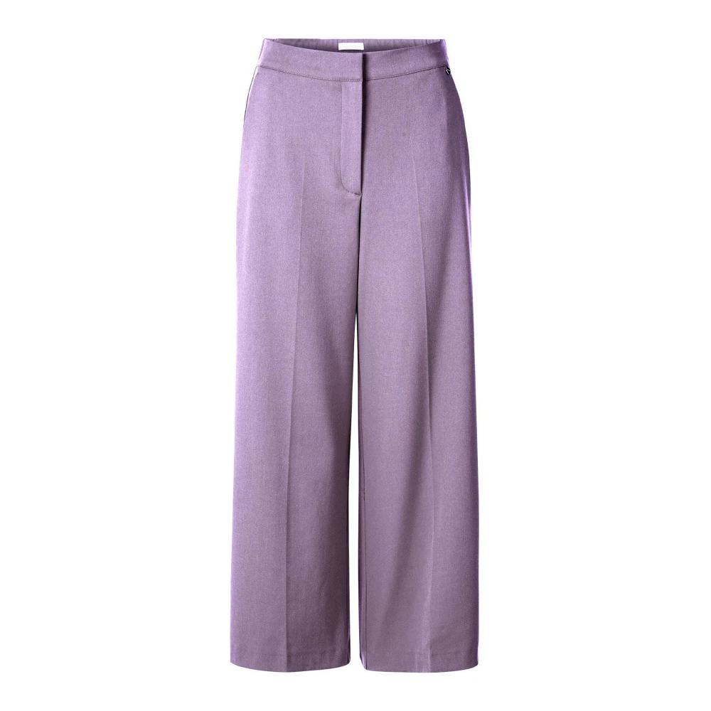 Rich & Royal Stijlvolle Culotte Broek voor Vrouwen Purple Dames
