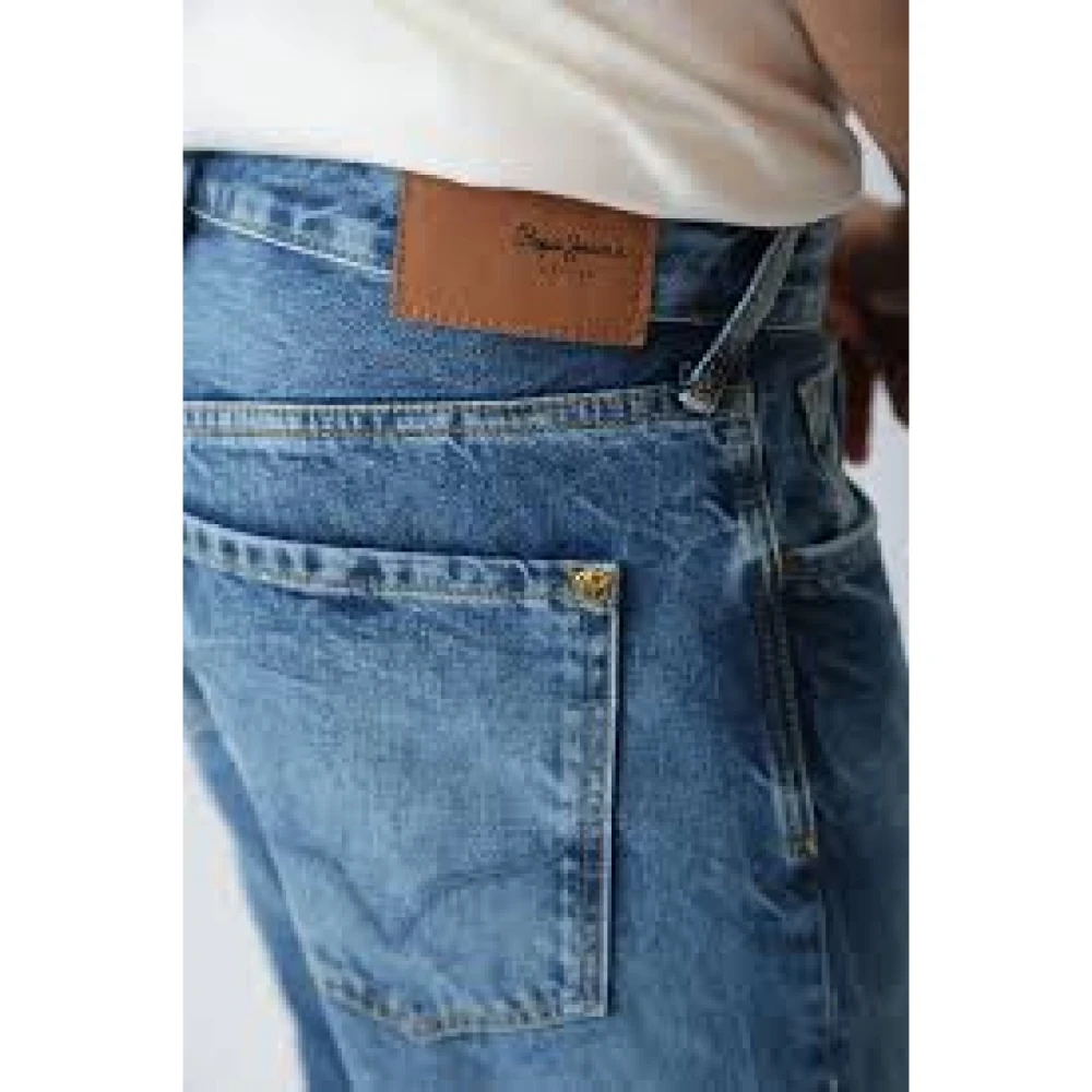Pepe Jeans Slim Skinny Denim Jeans Blauw Blue Heren