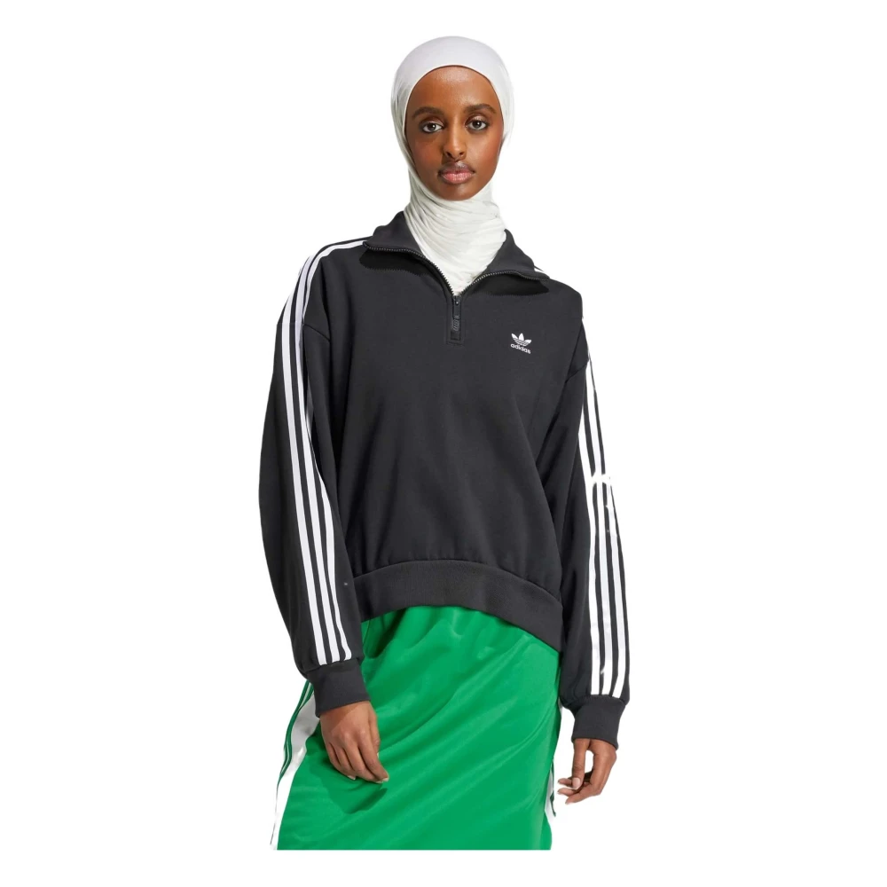 Adidas Adicolor 1 2 Hoodie Black Dames