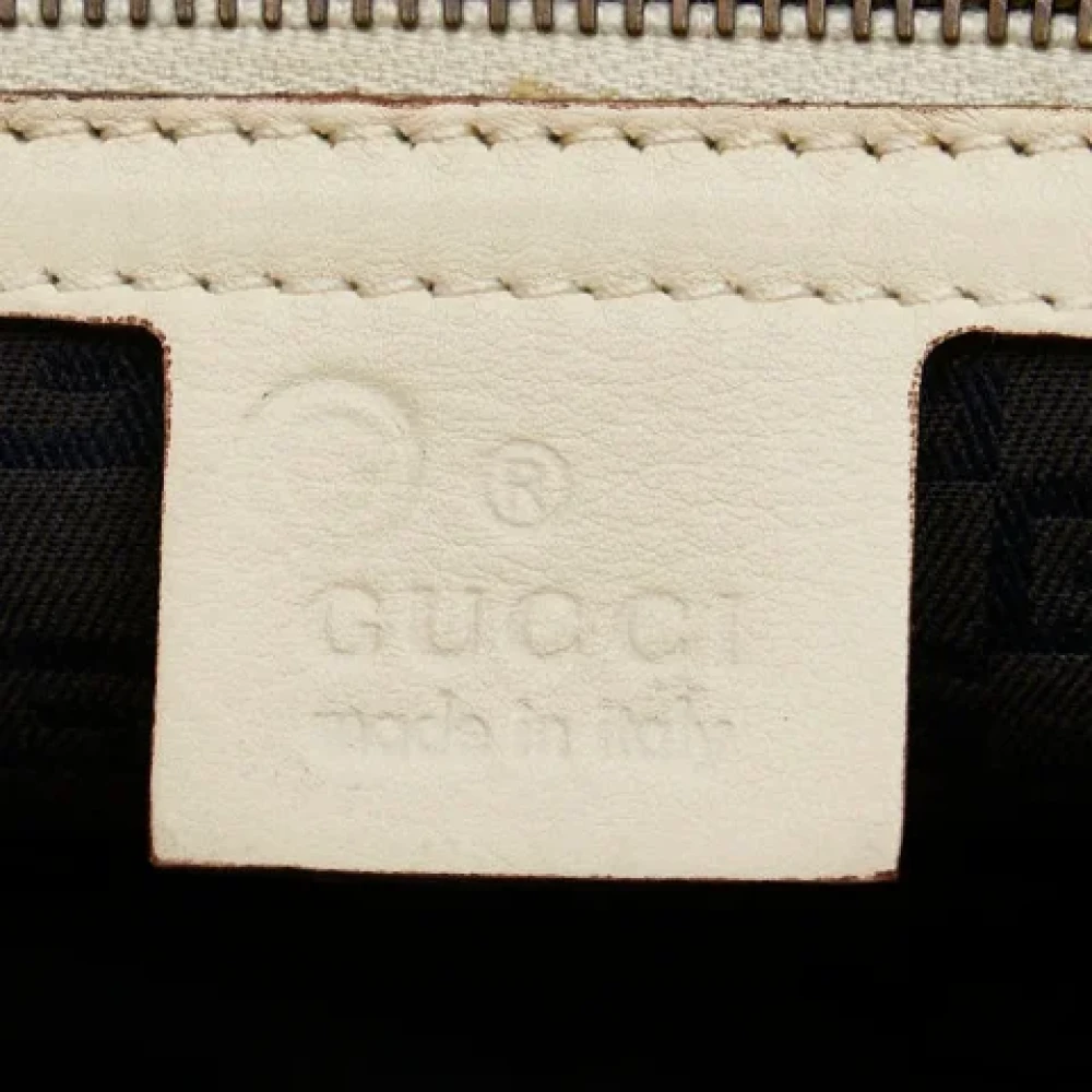 Gucci Vintage Pre-owned Leather gucci-bags White Dames