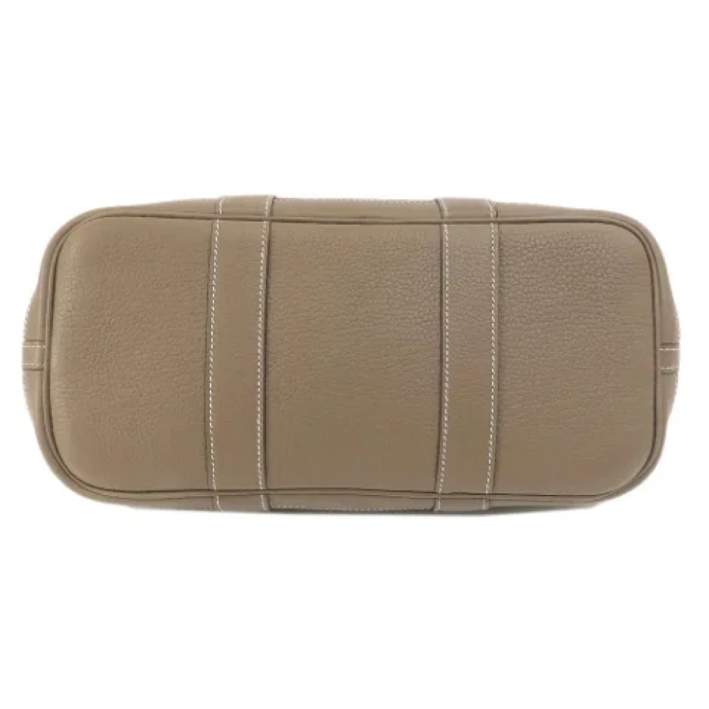 Hermès Vintage Pre-owned Fabric totes Beige Dames