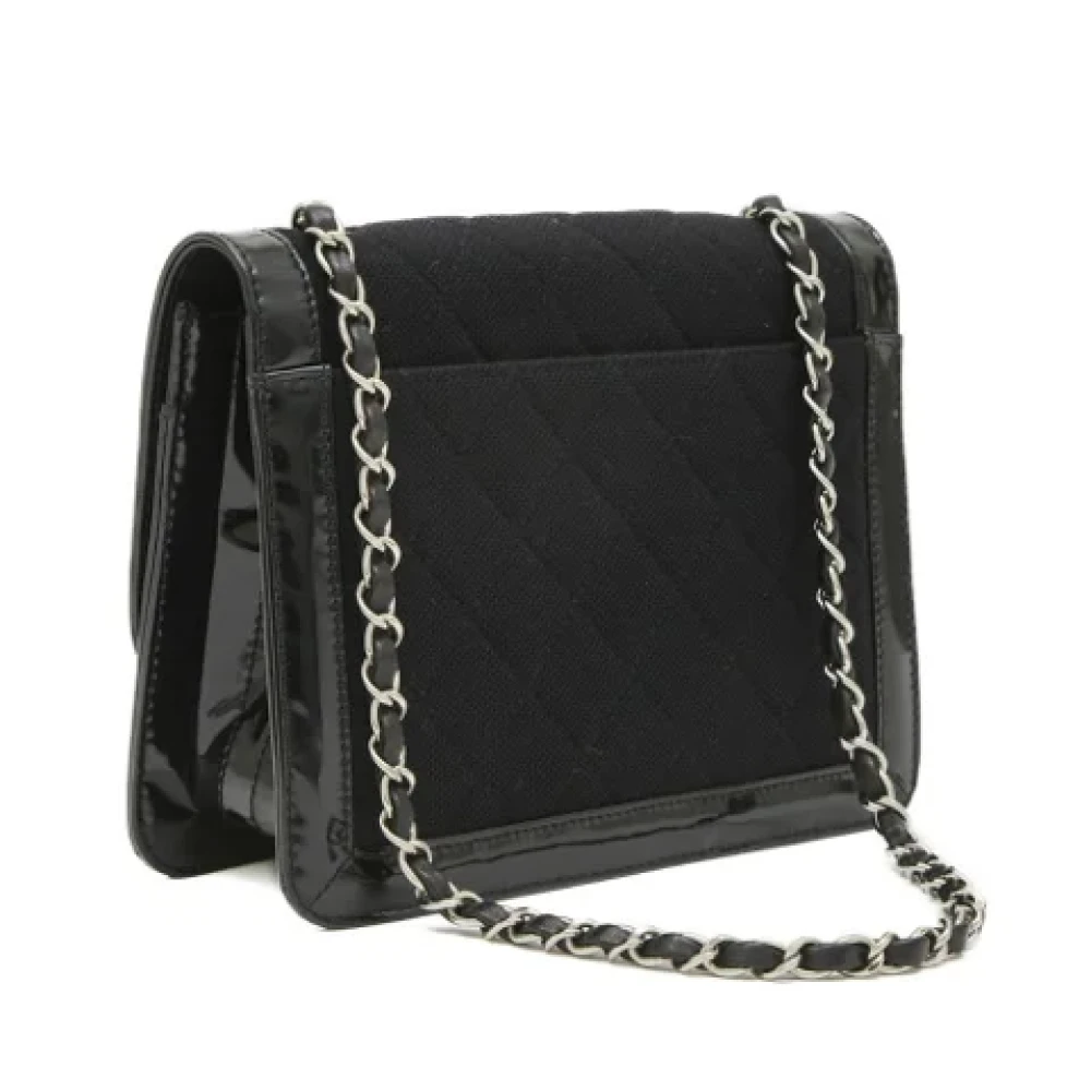Chanel Vintage Pre-owned Leather shoulder-bags Black Dames