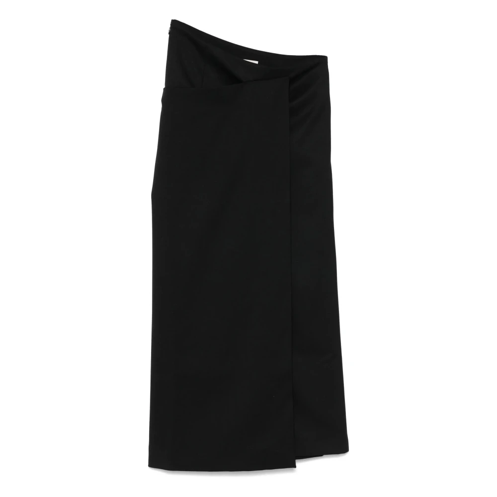 Entire Studios Femme Noir Jupes, Taille: 40 Fr Jupe Portefeuille