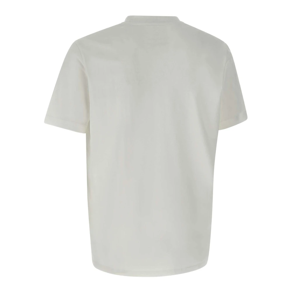 Iceberg Heren Katoenen T-shirt Wit Ronde Hals White Heren