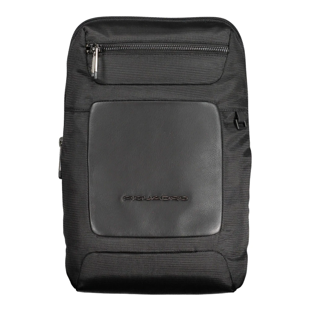 Piquadro Hombre Negro Bolso Bandolera Con Cremallera