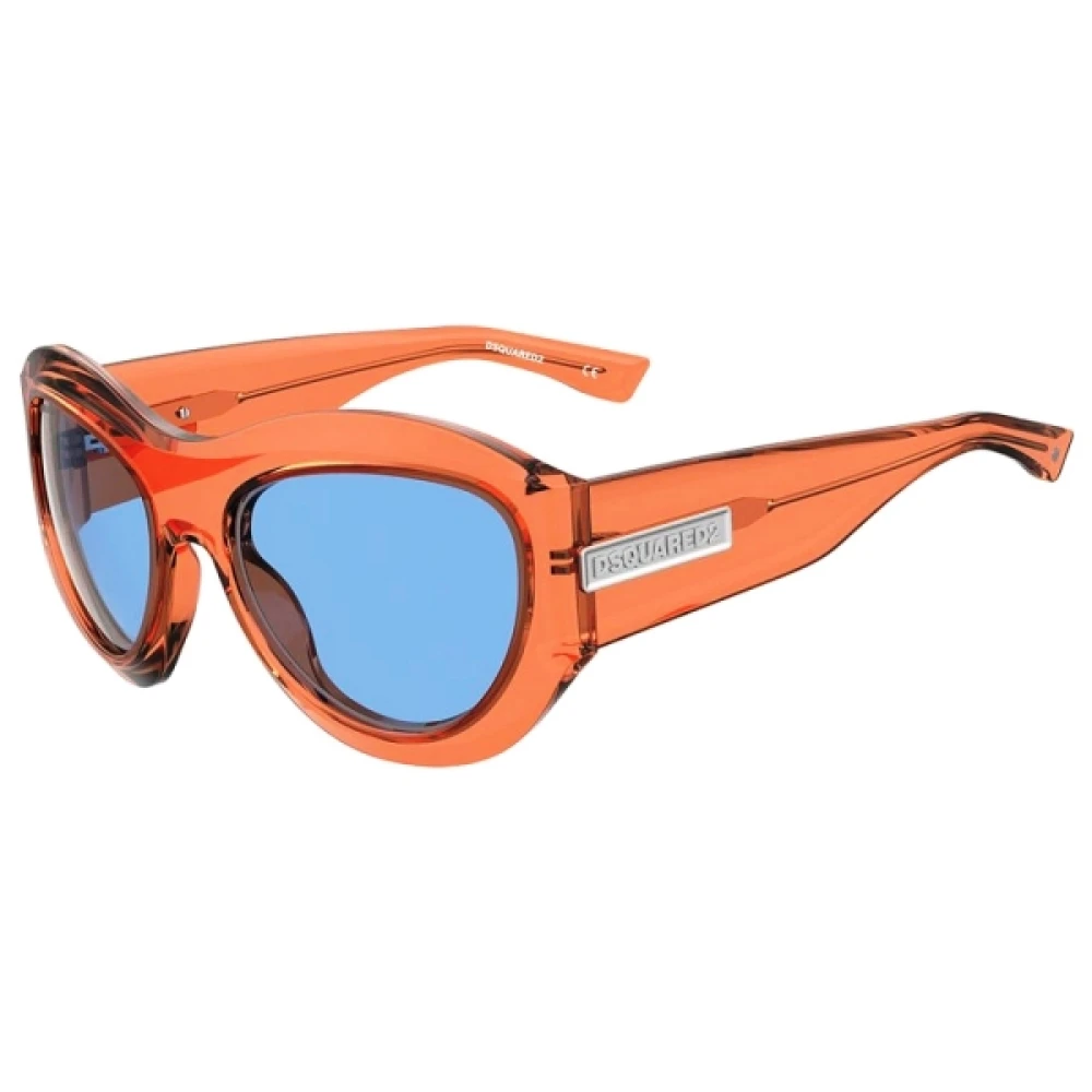 Dsquared2 Uomo Arancione Occhiali Da Sole In Plastica