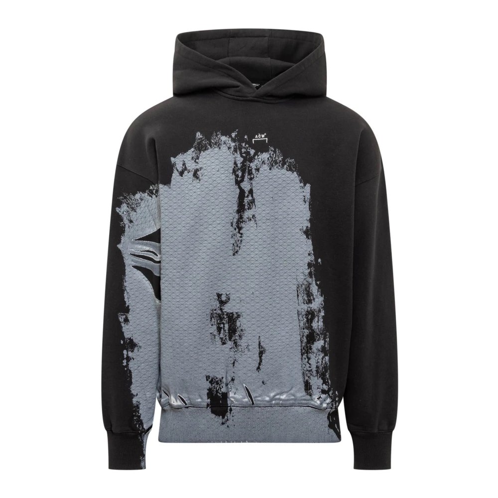 A-Cold-Wall Stijlvolle hoodie met penseelstreek effect Black Heren